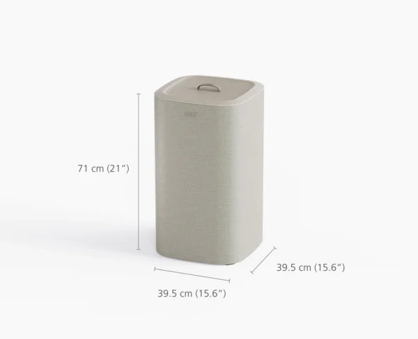 Tota One 60L Ecru Laundry Basket - Image 2